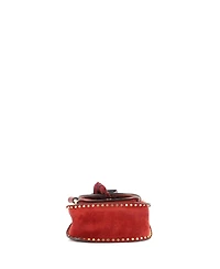 Pre-Owned Chloe Mini Hudson Handbag Whipstitch Suede