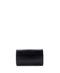 Pre-Owned Saint Laurent Large Classic Monogram Clutch Embossed Leather