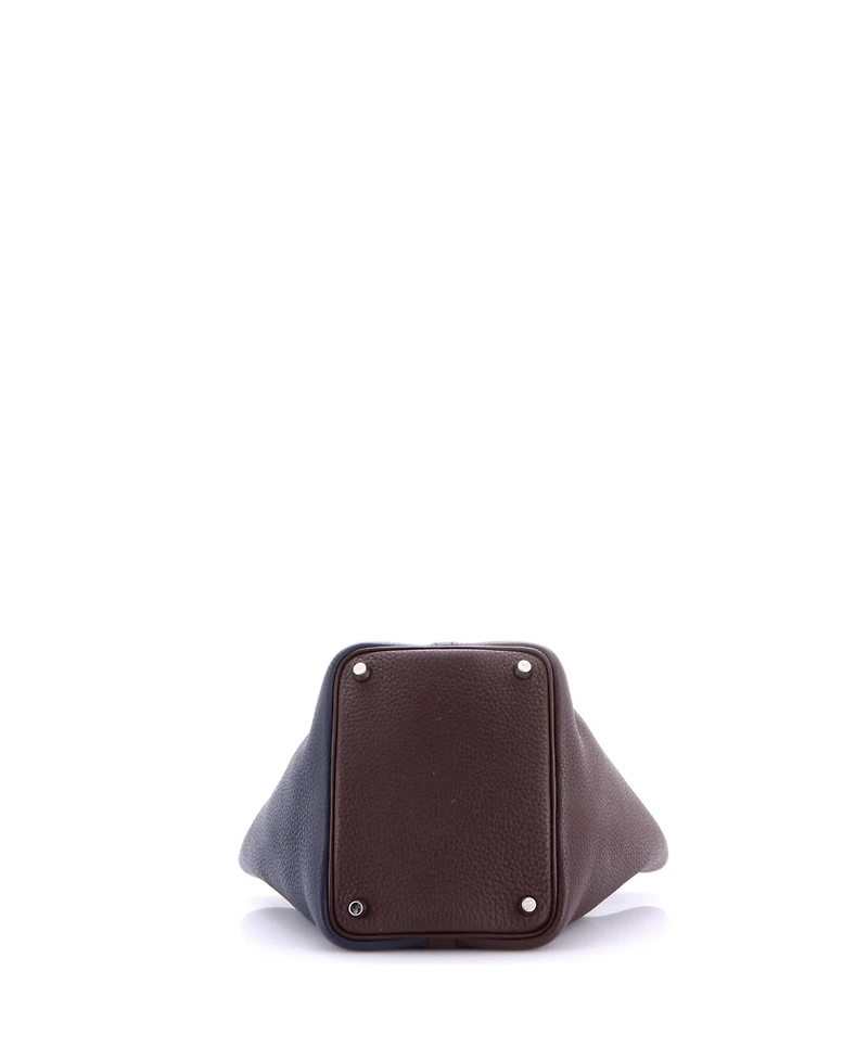 Pre-Owned Hermes Pm Casaque Picotin Lock Bag Clemence