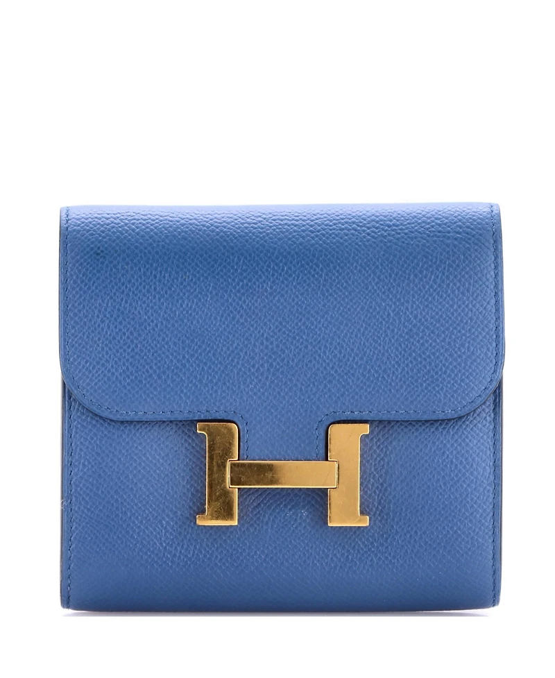 Pre-Owned Hermes Compact Constance Wallet Epsom