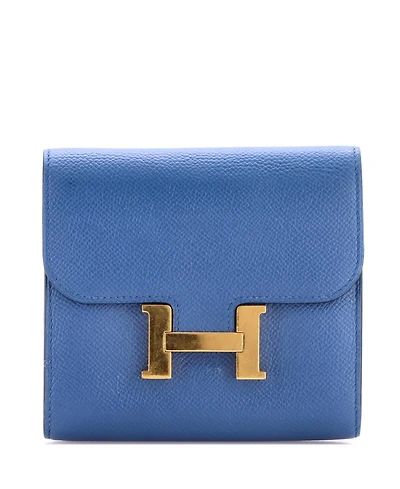 Pre-Owned Hermes Compact Constance Wallet Epsom