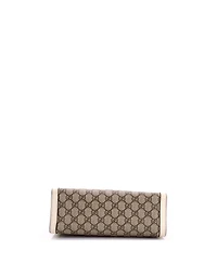 Pre-Owned Gucci Small Padlock Chain Tote Gg Coated Canvas with Leather