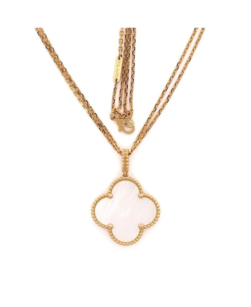 Pre-Owned Van Cleef and Arpels Magic Alhambra Pendant Long Necklace