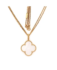 Pre-Owned Van Cleef and Arpels Magic Alhambra Pendant Long Necklace