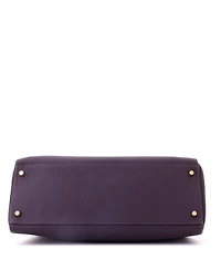 Pre-Owned Hermes Kelly 35 Handbag Purple Togo with Gold Hardware