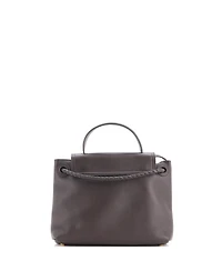 Pre-Owned Bottega Veneta Ciao Ciao Top Handle Bag Leather with Intrecciato Detail