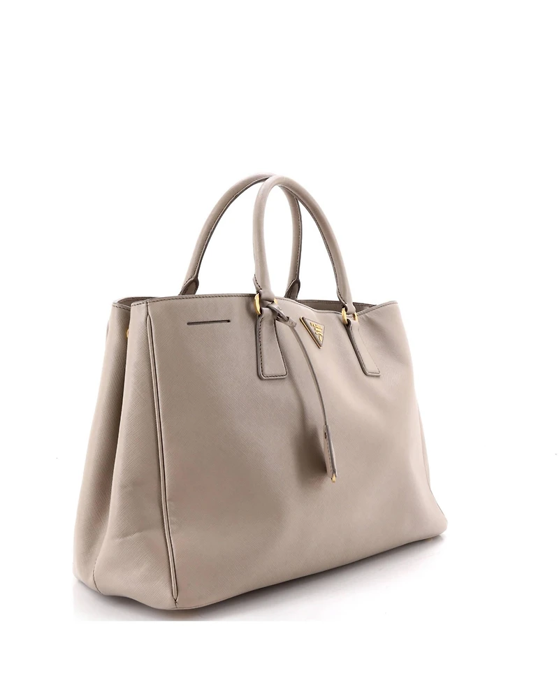 Pre-Owned Prada Large Lux Open Tote Saffiano Leather