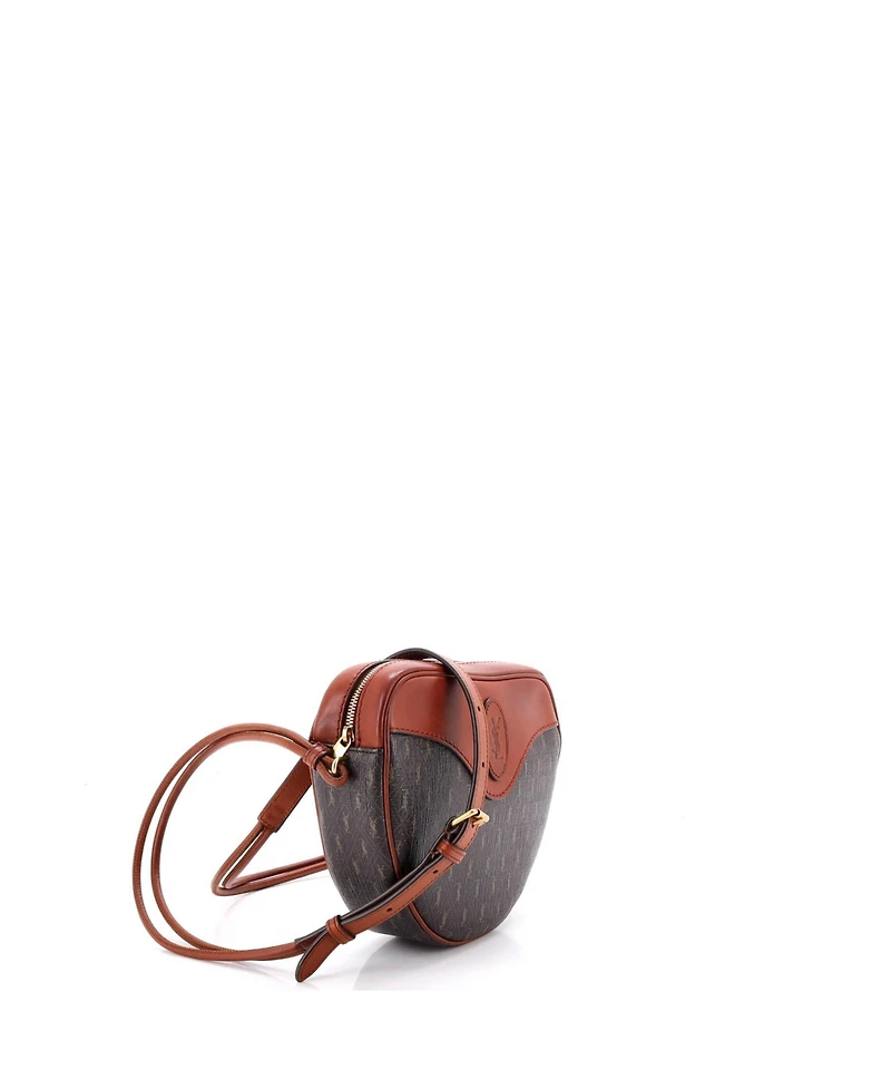 Pre-Owned Saint Laurent Le Monogramme Coeur Bag Monogram All Over Coated Canvas and Leather