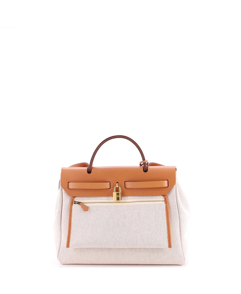 Pre-Owned Hermes 31 Herbag Zip Circuit 24 Vache Hunter and Leather