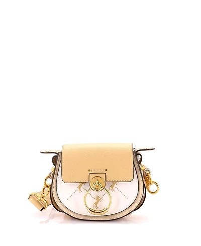 Pre-Owned Chloe Small Tess Bag Embroidered Leather