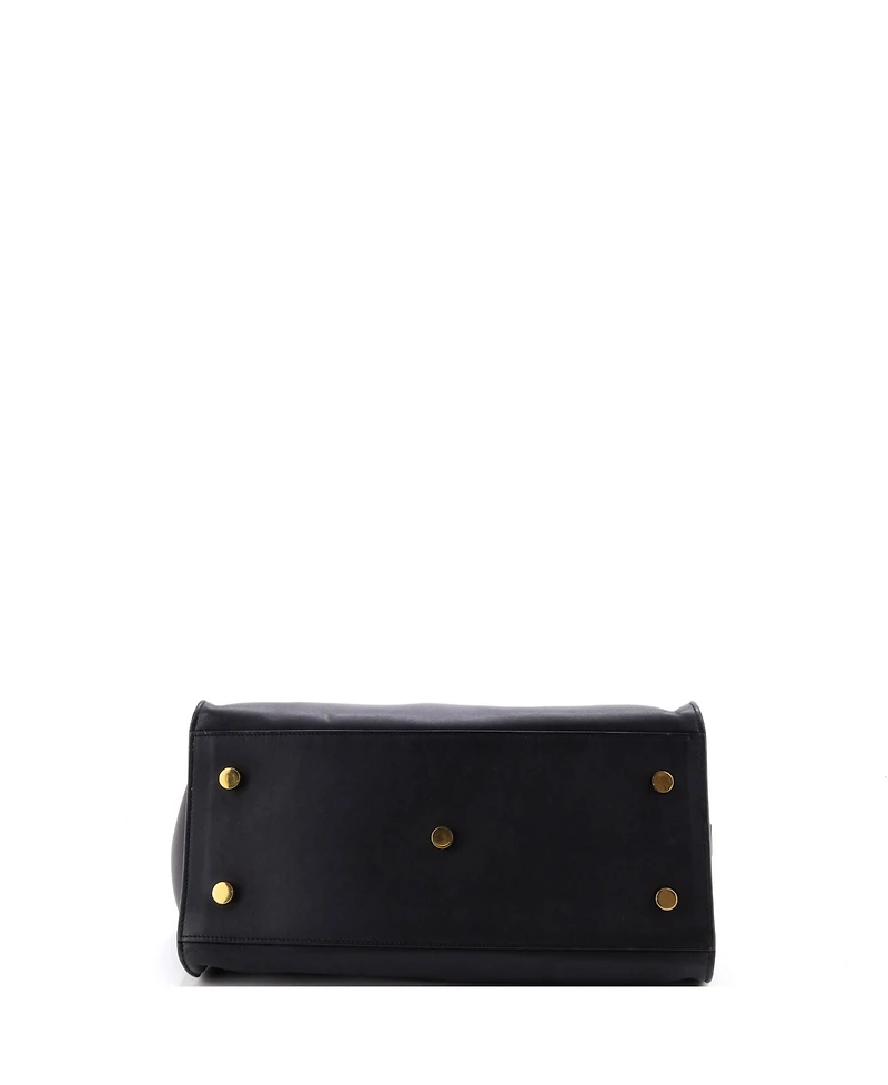 Pre-Owned Saint Laurent Small Monogram Cabas Leather