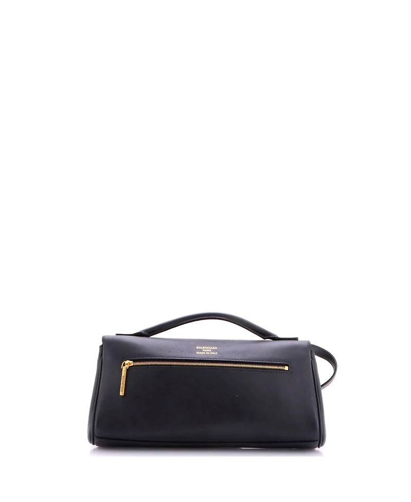 Pre-Owned Balenciaga Bel Air Top Handle Flap Leather