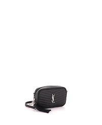 Pre-Owned Saint Laurent Mini LouLou Crossbody Bag Matelasse Chevron Leather