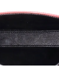 Pre-Owned Saint Laurent Mini Cassandra Top Handle Bag Embossed Leather