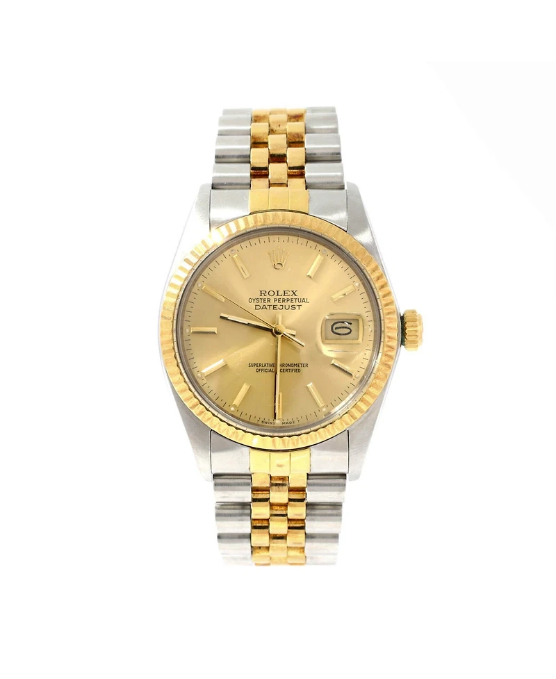 Pre-Owned Rolex Oyster Perpetual Datejust Automatic Watch in Stainless Steel and Gold 36mm