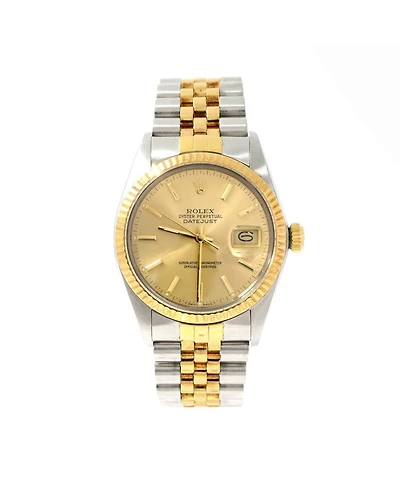 Pre-Owned Rolex Oyster Perpetual Datejust Automatic Watch in Stainless Steel and Gold 36mm