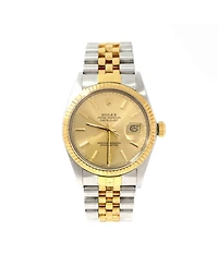 Pre-Owned Rolex Oyster Perpetual Datejust Automatic Watch in Stainless Steel and Gold 36mm