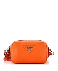 Pre-Owned Prada Small Flou Camera Crossbody Bag Vitello Daino