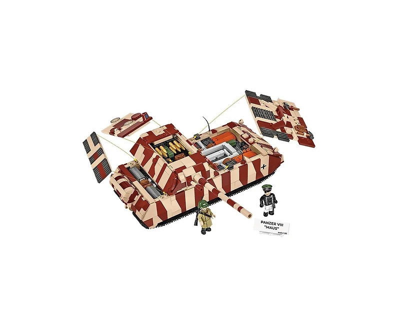 Cobi Wwii Panzer Viii Maus Tank 1353-Piece Building Set, Ages 11+