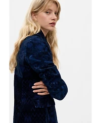 Desigual Women's Straight jacquard coat