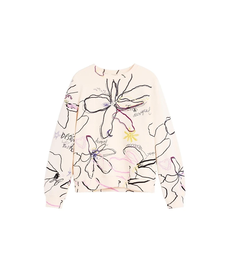 Desigual Women's Floral print sweatshirt