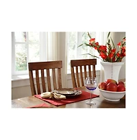 A-America Toluca Slatback Side Chair, Rustic Amber