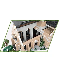Cobi Historical Collection Sainte-Mere-Eglise Church 2,280-Piece Stained-Glass Building Set, Ages 11+