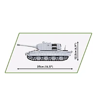 Cobi Historical Collection World War Ii Panzerkampfwagen E-100 1511-Piece Building Set, Ages 9+