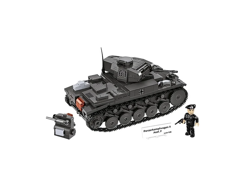 Cobi Wwii Historical Panzerkampfwagen Ii Ausf. F 813-Piece Building Set, Ages 9+