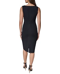 Donna Karan New York Women's Sleeveless Boat-Neck Sheath Dress