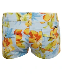 Dolce & Gabbana Women's Floral-Print Mid-Rise Denim Shorts, 7" Inseam