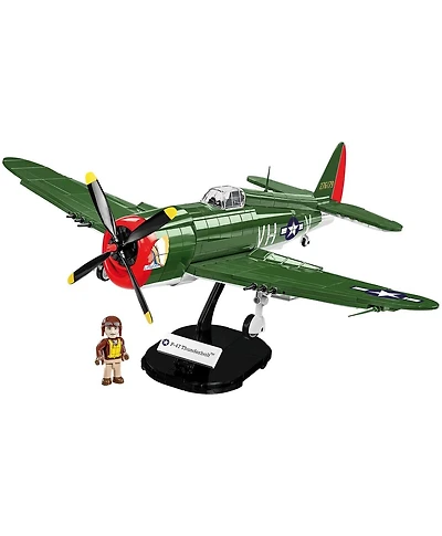 Cobi World War Ii P-47 Thunderbolt 477-Piece Building Set, Ages 8+