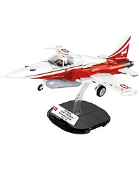 Cobi Swiss Air Force Team Patrouille Suisse Northrop F-5E Tiger Ii 351-Piece Building Set, Ages 6+