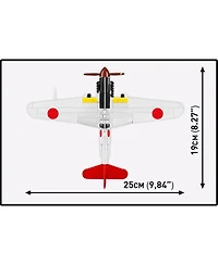 Cobi Historical Collection Wwii Kawasaki Ki-62 Hien Plane, 141 Pieces