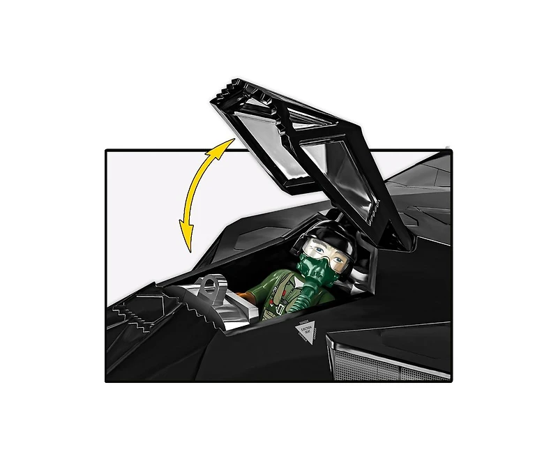 Cobi Armed Forces F-117 Nighthawk Aircraft 795-Piece Building Set, Ages 9+