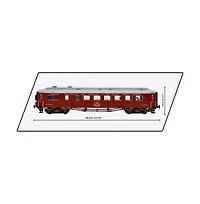 Cobi Historical Collection Wwii Compiegne Wagon 2001-Piece 1:35 Scale Building Set, Ages 11+
