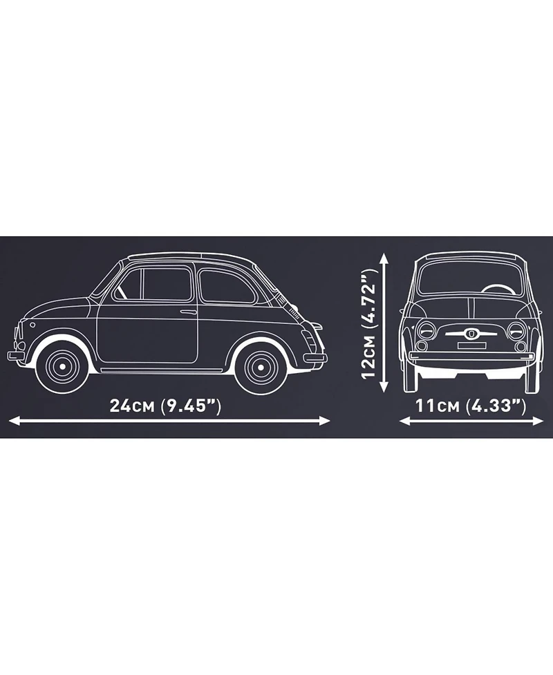 Cobi Fiat Abarth 595 1091-Piece Building Set, Ages 10+