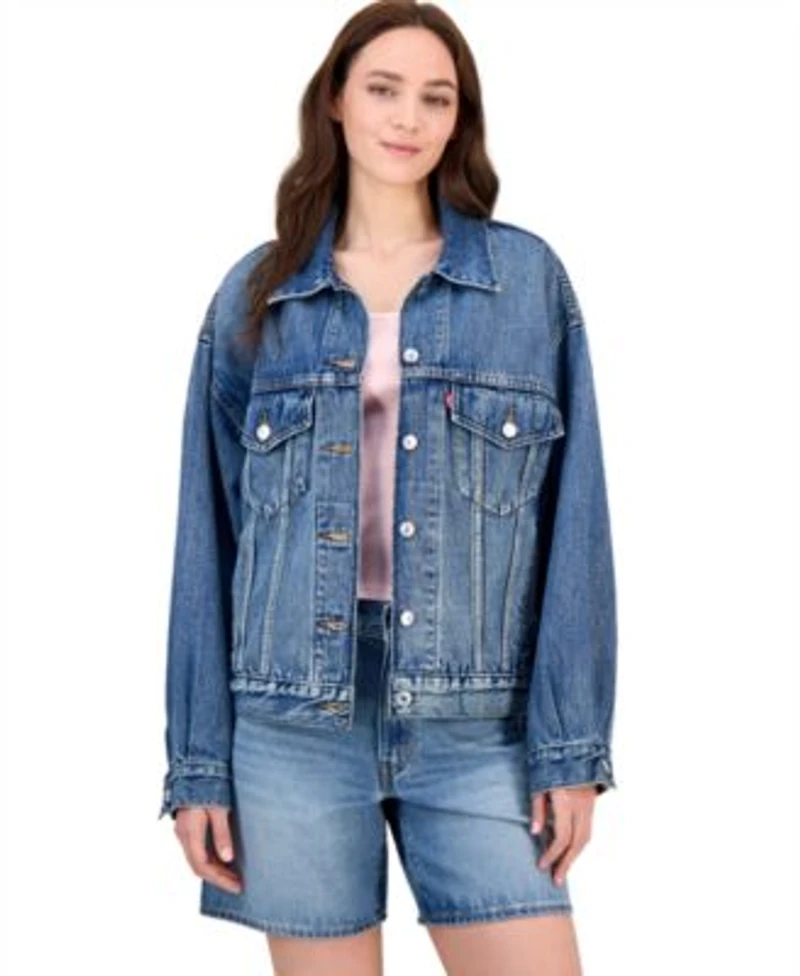 Levis Womens 90s Cotton Trucker Jacket Xs 4x