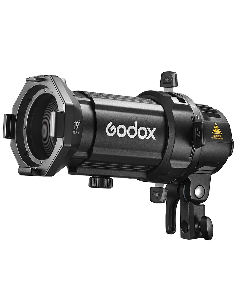 Godox Projection Attachment with 19 Degree Interchangeable Lens for ML30 and ML60 Led Lights