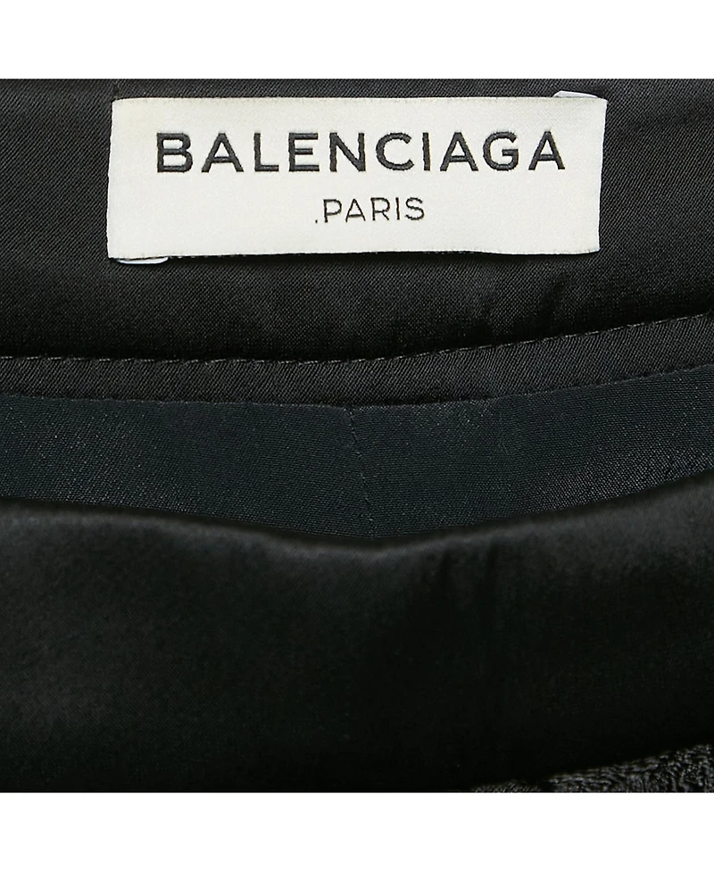Pre-Owned Balenciaga Women's Mid-Rise Jacquard Pleated Shorts, 7" Inseam