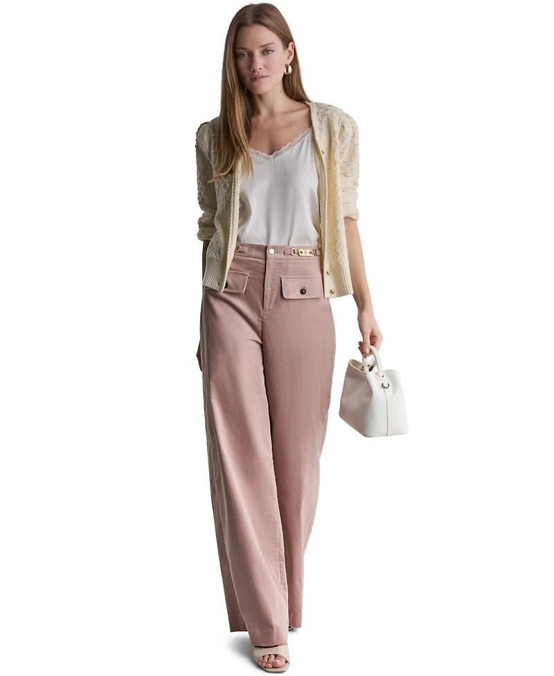 Bcbg Women's Fitted Textured Long-Sleeve Cardigan