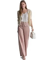 Bcbg Women's Fitted Textured Long-Sleeve Cardigan