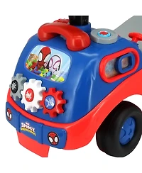 Kiddieland My First Activity Ride-On: Racer Spidey Interactive Dashboard with Lights and Sounds Ride-On, Ages 12-24 Months