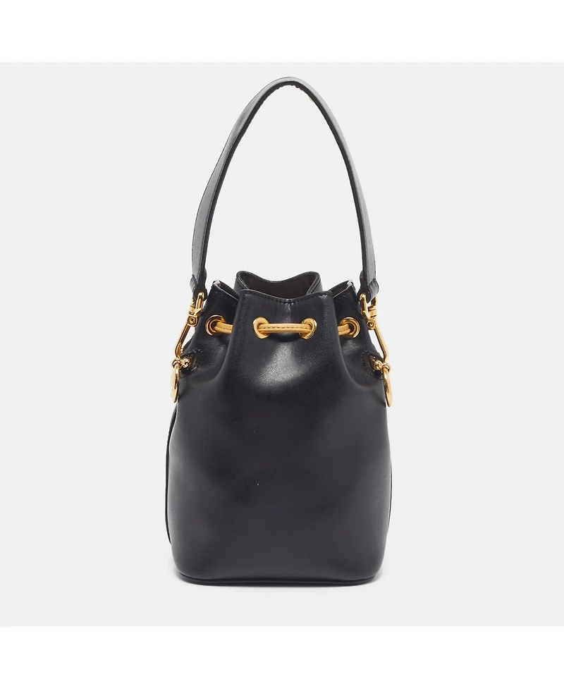 Pre-Owned Fendi Women's Mon Tresor Mini Leather Bucket Bag