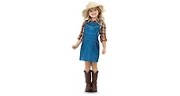 Dress Up America Girls Farmer Costume Set - Classic Farm Outfit for Children, Dress Up, Halloween and School Events