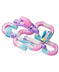 Contixo MT6 Princess Castle Magnetic Train Track 96-Piece Building Set with Rechargeable Motorized Train, Ages 3+