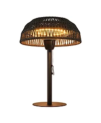 Ltmate Global Inc. 1500W Tabletop Patio Heater with Woven Rattan Shade