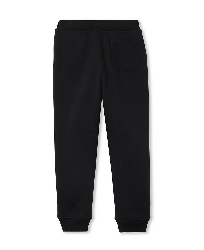 Lands' End Kids High Pile Fleece Lined Jogger Sweatpants