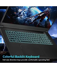 Thunderobot Storm 17 Gaming Laptop, 17.3" Qhd 165Hz 2K, Amd Ryzen 7 255, Nvidia GeForce Rtx 5070, 32GB DDR5, 1TB Ssd, Wi-Fi 6, Windows 11 Home, Black