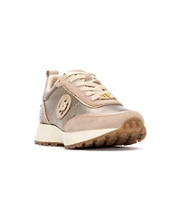 Xti Women's Leather Lace-Up Sneakers Carmela Collection